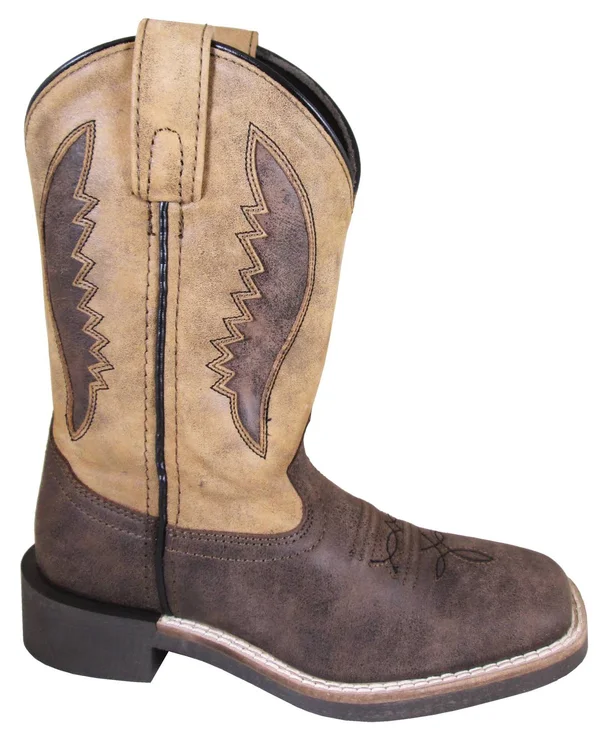 Smoky Mountain Childs Ranger Brown/Tan Boots 2