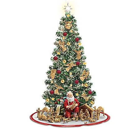 True Meaning of Christmas Nativity Light Up Tree Collection