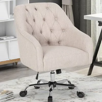 Penney Task Chair Canora Grey Upholstery: Beige