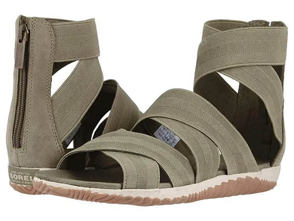 Sorel Out &n About Plus Strap Sandal - Women's Sage, 7.5