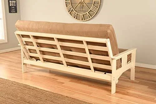 Kodiak Furniture Monterey Full Frame with Storage Drawers-Color:Barbados/Blue, Style:Linen Aqua Mattress