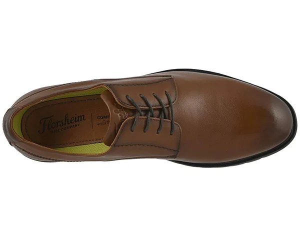 Florsheim Westside Plain Toe Oxford 10 Men's Cognac