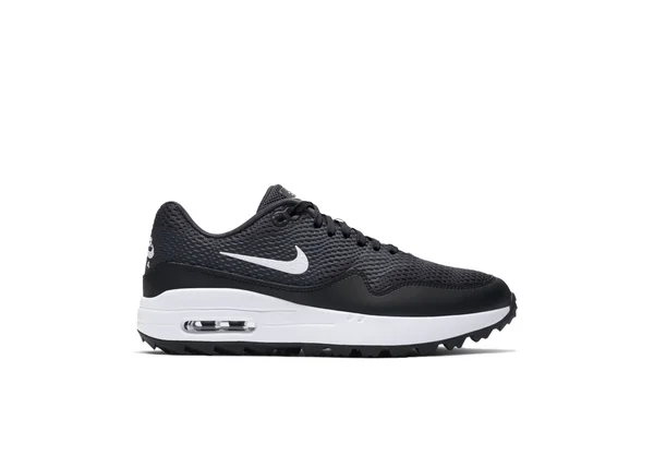 Nike Women's Air Max 1 G Golf Shoes Black/White M 9.5