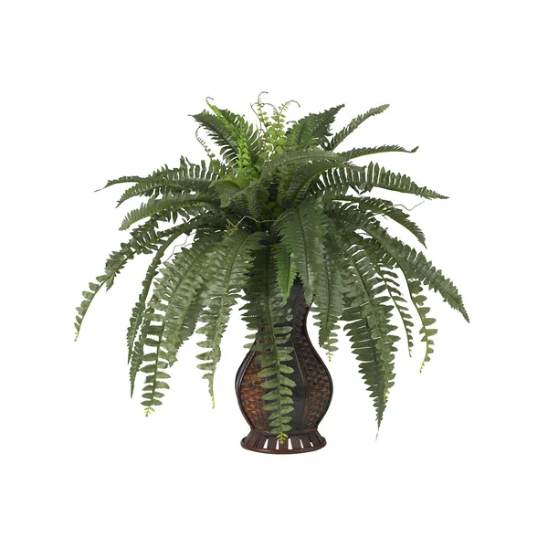Nearly Natural Boston Fern with Urn Silk Plant