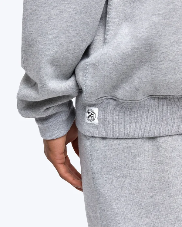 Reigning Champ Midweight Terry Relaxed Crewneck - Men's Heather Grey - S