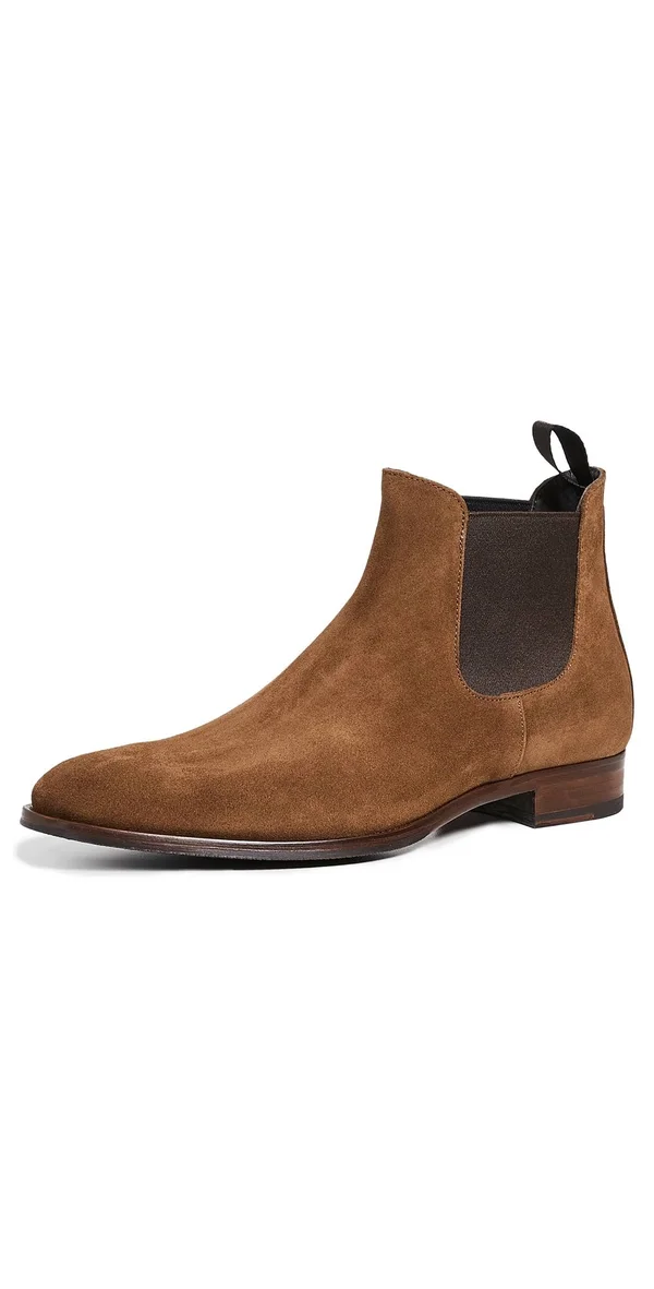 to Boot New York Men's Shelby Chelsea Boots - Brown - Size 12