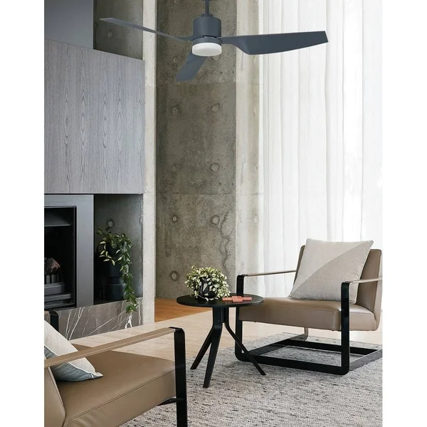Lucci Air 210250010 Climate Ceiling Fan Light Kit - Brushed Chrome