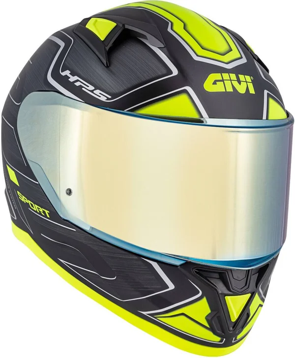 Givi 50.6 Sport Deep Limited Edition Helmet - black-yellow, Size 2XL