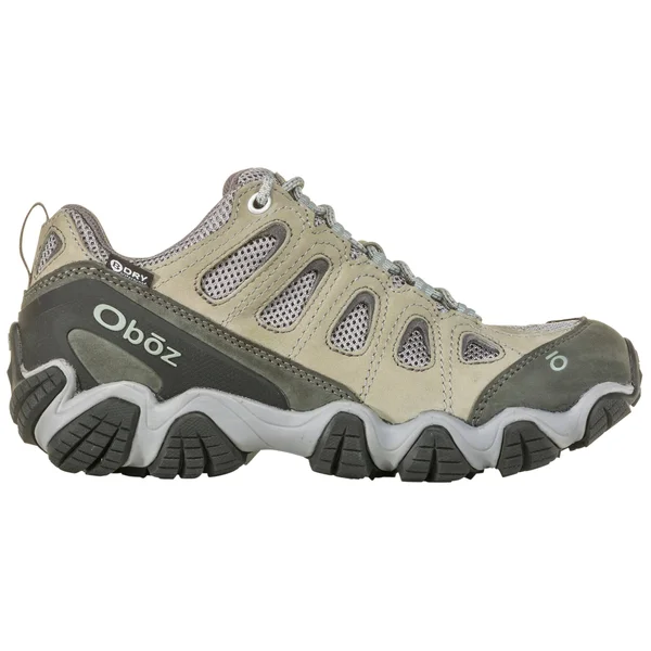 Oboz Women's Sawtooth II Low BDry Shoe - 6 Wide - Frost Gray, Sage