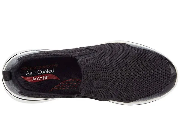 Skechers Men's GOwalk Arch Fit - Togpath Slip-On Walking Shoes, Black, 8.0