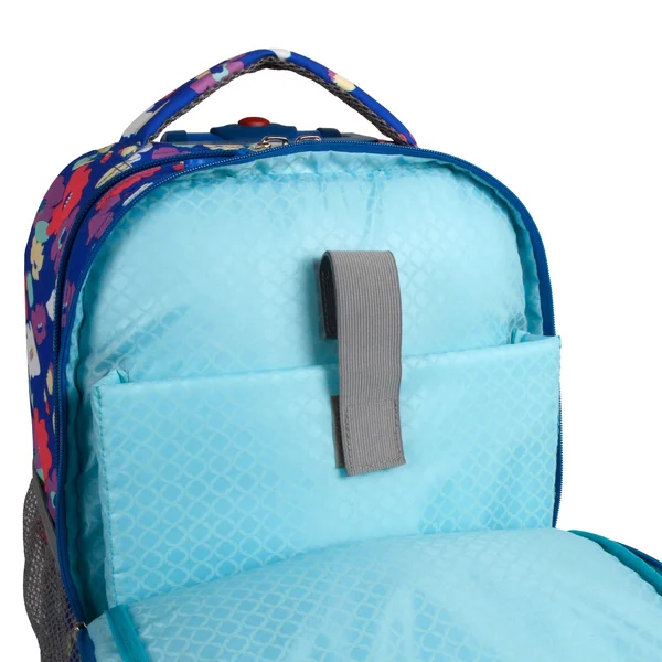 J World 20x22 Sundance Laptop Rolling Backpack - Petals