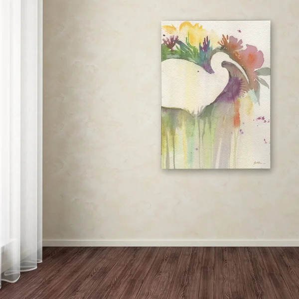 Trademark Art Sheila Golden 'Ibis Dream' Gallery-Wrapped Canvas Art