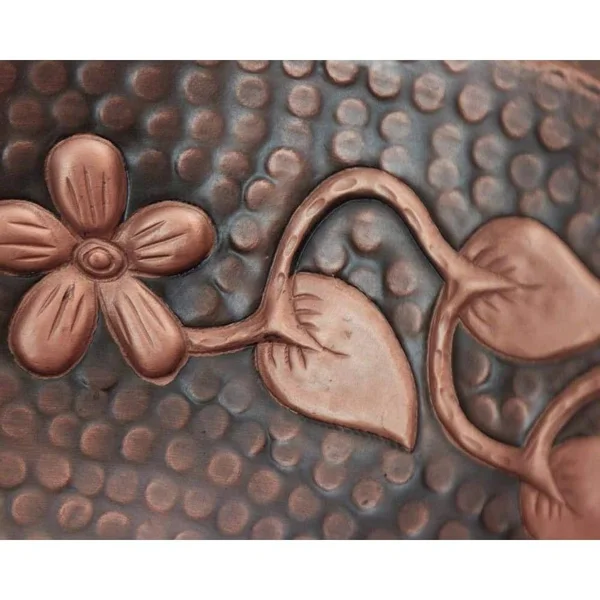Polaris Sinks P329 Single Bowl Bathroom Sink Copper