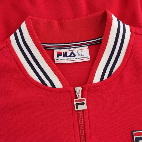 Settanta Fila Vintage Retro Borg Track Jacket CR