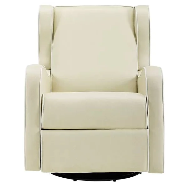 Rowe Upholstered Manual Glider Recliner Upholstery Color: Beige