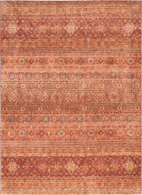 Nourison Vintage Tradition VGT03 Brick Area Rug, 7&10x22 x 9&10x22