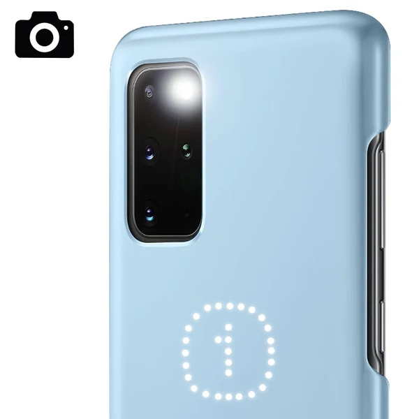 Official Samsung Galaxy S20 Plus LED Cover Case - Sky Blue