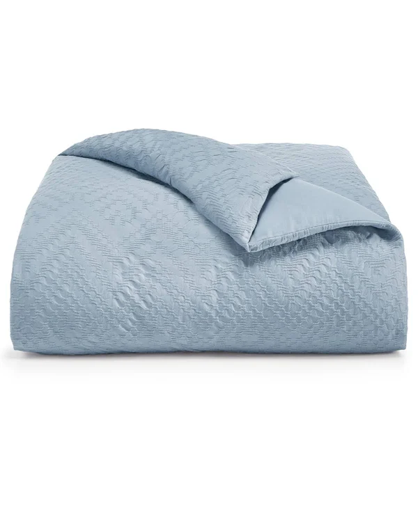 Closeout! Lucky Brand Taos 3-Pc. Matelasse King Comforter Set - Created for Macy&s - Blue