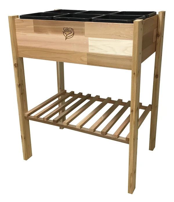 Gro Products Plantables Elevated Garden Bed, 28x22 x 19x22 x 34x22
