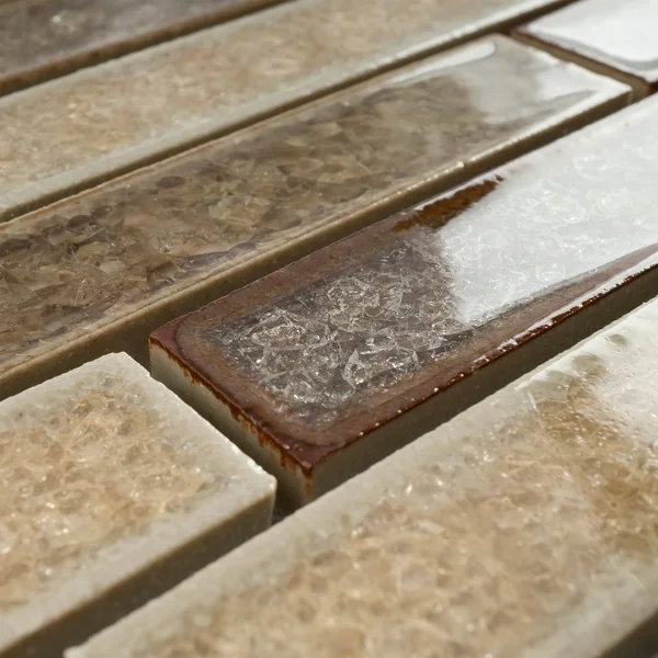 Roman Art Series Mario Glass Mosaic Tile Supreme Tile Color: Brown