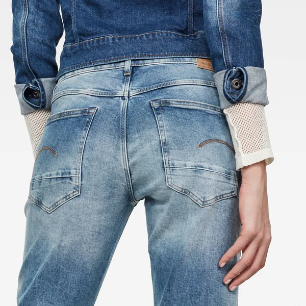 G-Star Raw Women Kate Boyfriend Jeans Medium Blue Size 27-34