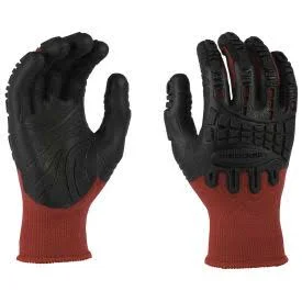 Mad Grip Thunderdome Impact Glove, Red/Black, L, PPTRDBRL