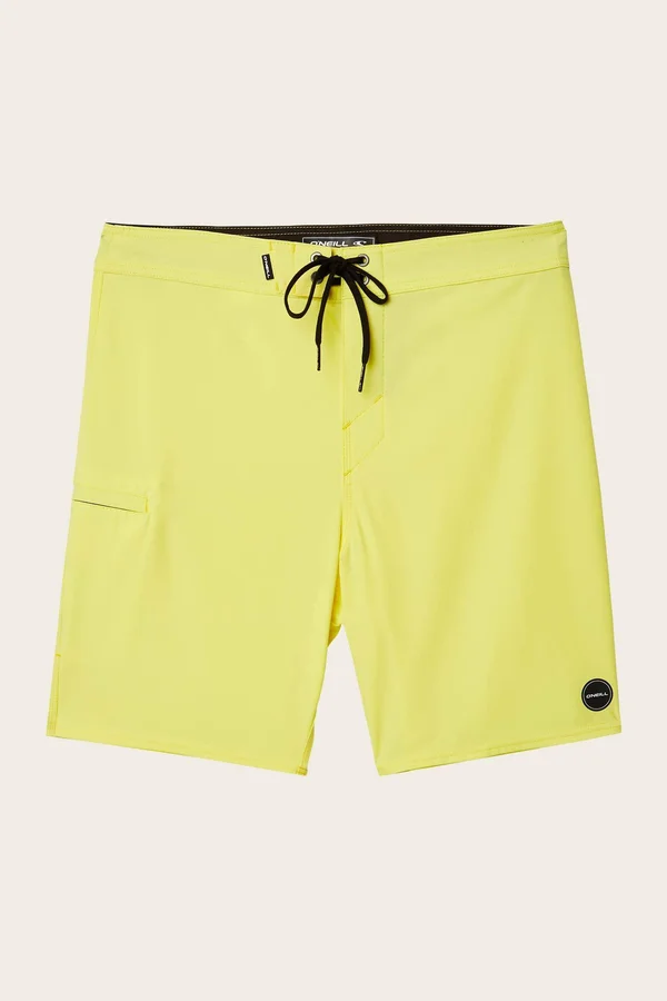 O&Neill Hyperfreak Solid 19x22 Boardshorts Men's Lemon - 29