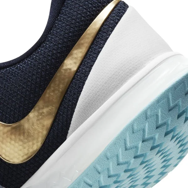 Nike Court Air Zoom Vapor Cage 4 Mens Tennis Shoe - Obsidian/Blue Size 9