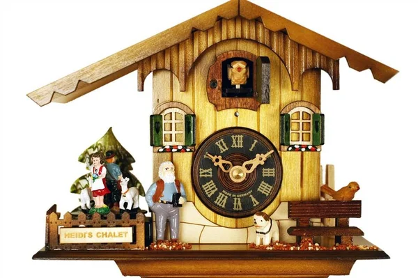 River City Clocks 12 Melody Quartz Cuckoo Clock with Heidis Chalet