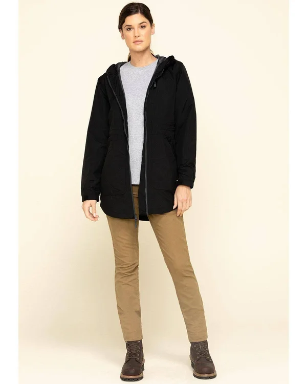 Carhartt Women's Black Rain Defender Nylon Coat