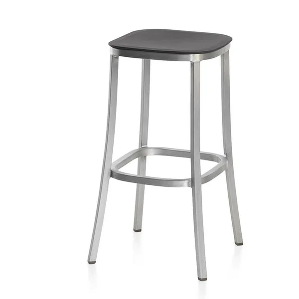 1 inch Counter Stool, Wood Seat by Emeco - Color: Brown (1 inch 24 Dark PC Walnut)