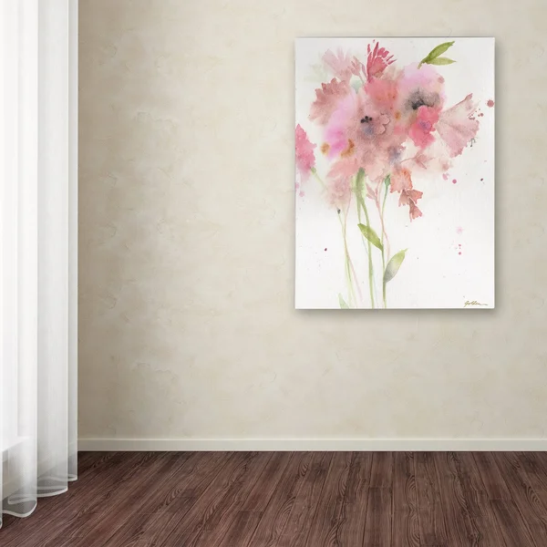 Trademark Fine Art Soft Pink Bouquet Canvas Art by Sheila Golden - Assorted