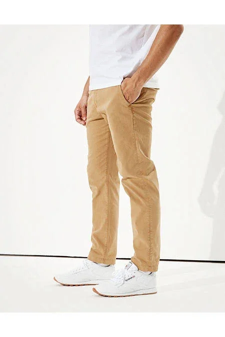 Ae Flex Slim Straight Chino Men's Khaki 29 x 34