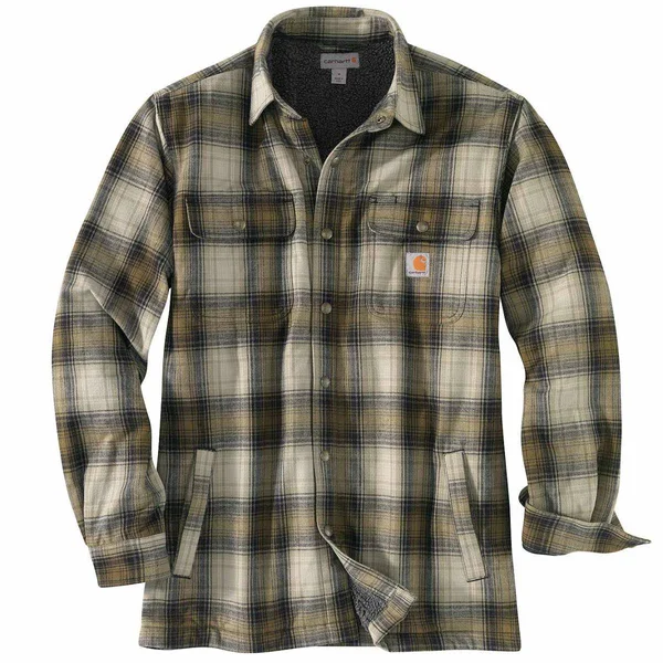 Carhartt Men's Hubbard Sherpa Lined Shirt Jac