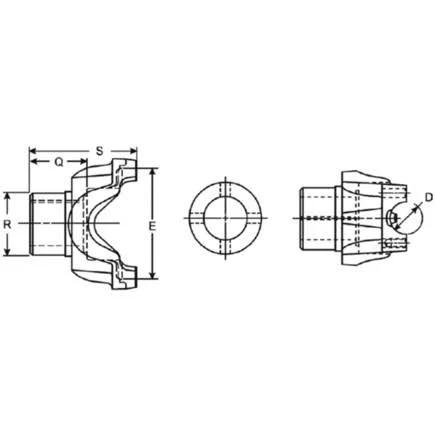 Dana Holding CORPORATION 5-4-7341-1X - End Yoke