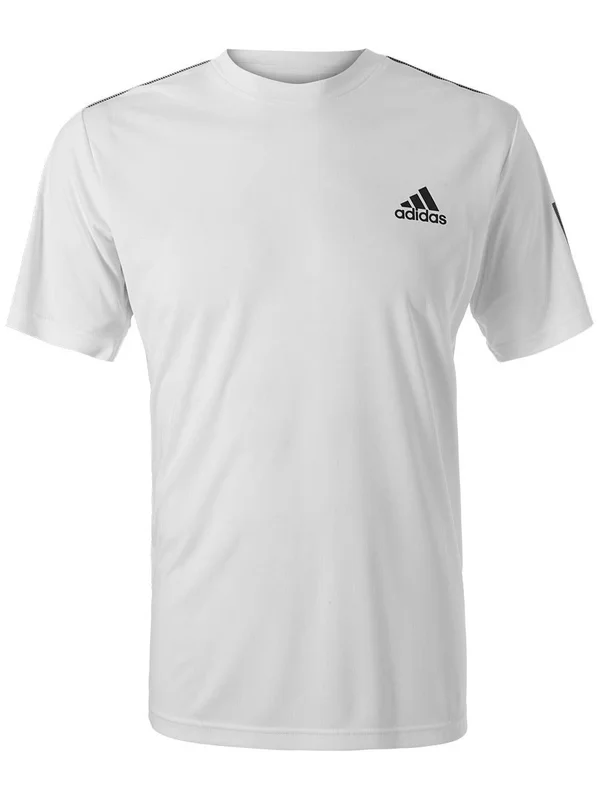 Adidas Club 3 Stripes Tee - Men's Tennis
