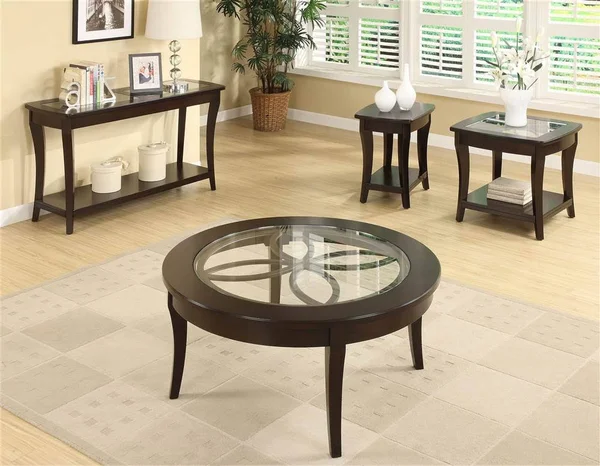 Riverside Furniture Annandale Chairside Table Dark Mahogany
