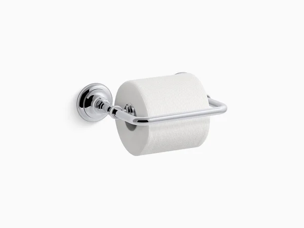 KOHLER K-72573-BN Artifacts Pivoting Toilet Tissue Holder, Vibrant Brushed Nickel