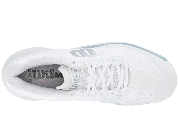 Wilson Women's Rush Pro 3.0 Tennis Shoes (White/Cashmere Blue/Illusion Blue)