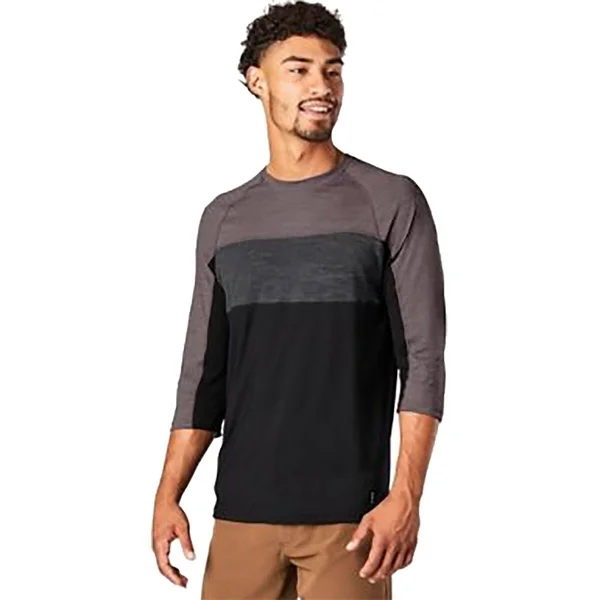 Smartwool Merino Sport 150 3/4-Sleeve Jersey - Men's Black - S