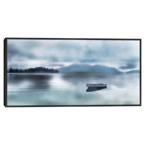 Fine Art Canvas Time for A Break Framed Canvas Wall Art - 24x48