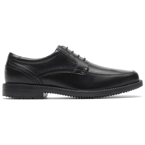 Men's Rockport Style Leader 2 Apron Toe, Size: 17, Black