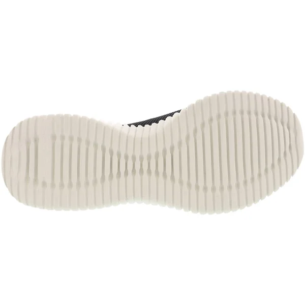 Skechers Men's Elite Flex Bungee Lace Shoe - Black/White