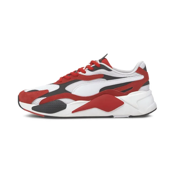 Puma Men's RS-X³ Super Casual Shoes in White/Red Size 9.5 - Suede