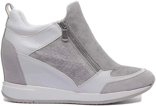 Women's Geox Nydame Wedge Sneaker, Size 10US - Grey