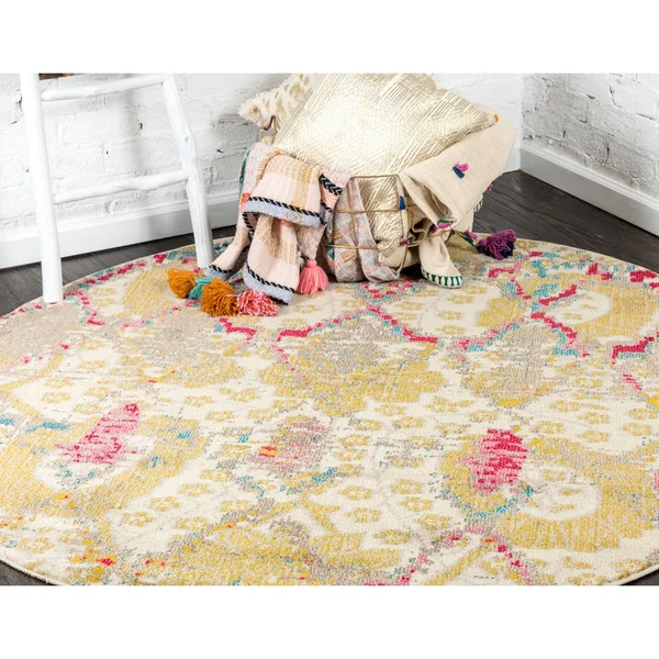Unique Loom Sedona Beige 6 ft. x 9 ft. Area Rug