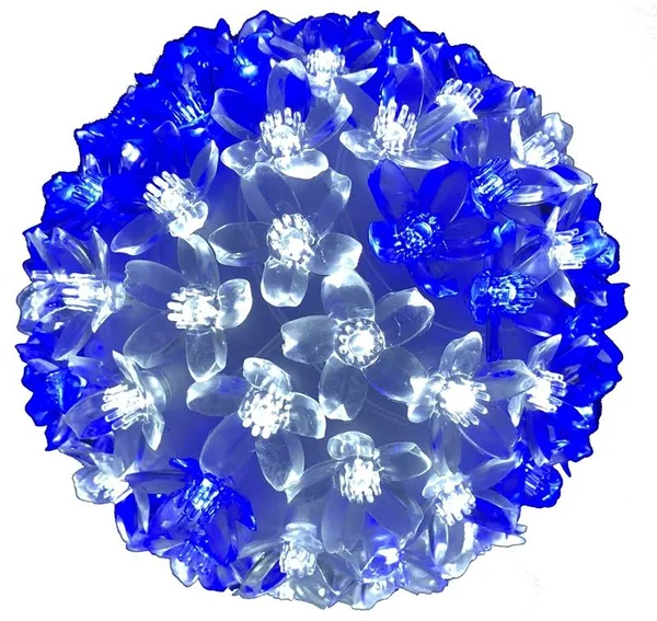 Santas Forest 57401 Sphere, Blue/White