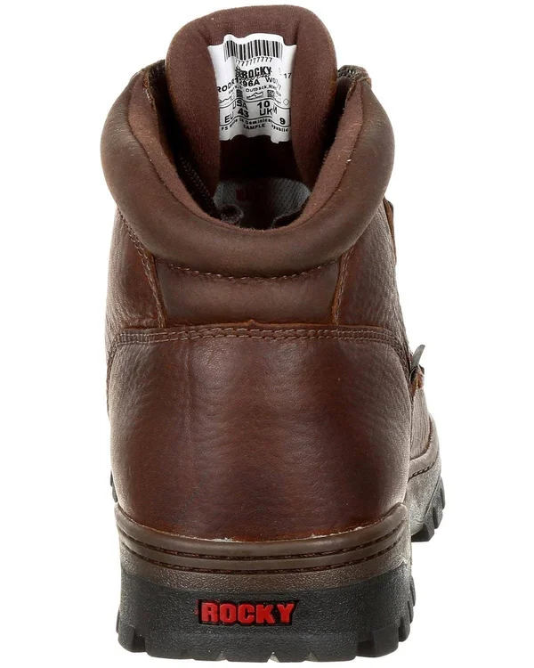 Rocky Men's Outback Plain Toe Gore-Tex Waterproof Outdoor Boot Rks0389 - Brown