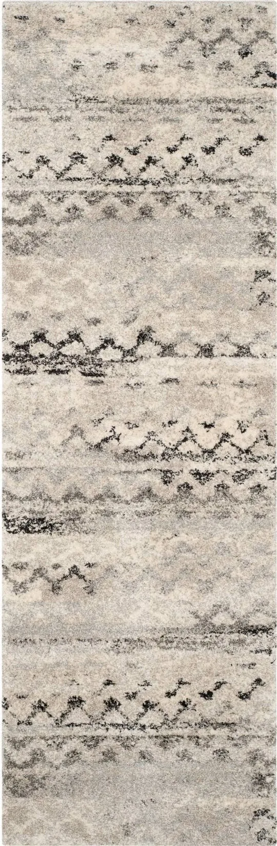 Safavieh RET2136-1180 Retro Cream, Grey Area Rug - 8& x 8& Round