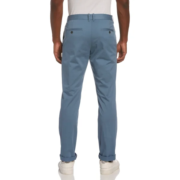 Original Penguin Men's Premium Slim Fit Stretch Chino Pants in Copen Blue - Size 31 x 32, Cotton/Elastane